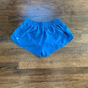 Lululemon Blue Tracker Short 4” size 10